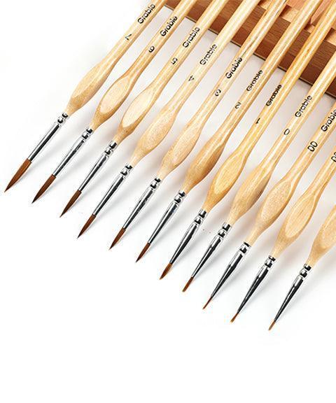 Watercolor Set of 100 With 11 Pcs Miniature Detail Paint Brushes - Image 4