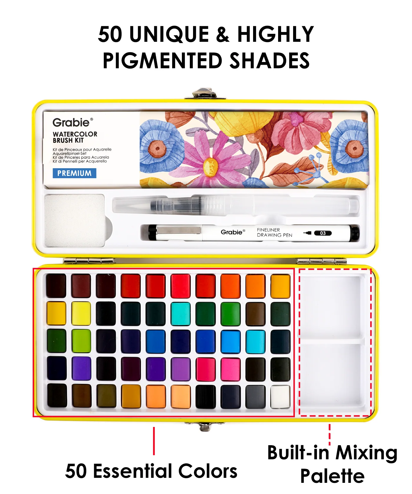 All-In-One Premium Watercolor Set of 50 - Image 3