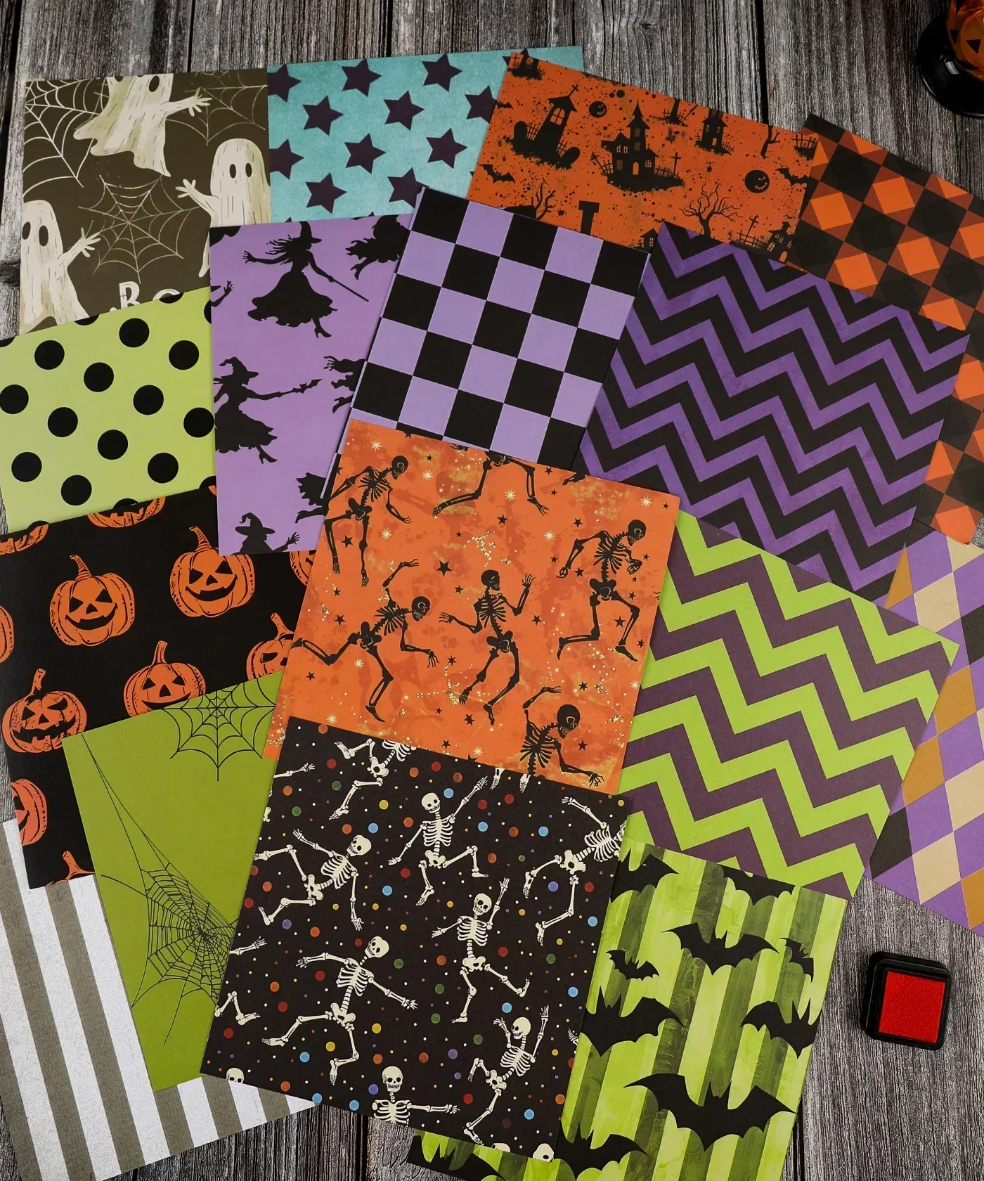 16 Sheets Grabie Exclusive Halloween Party Paper Set - Image 6