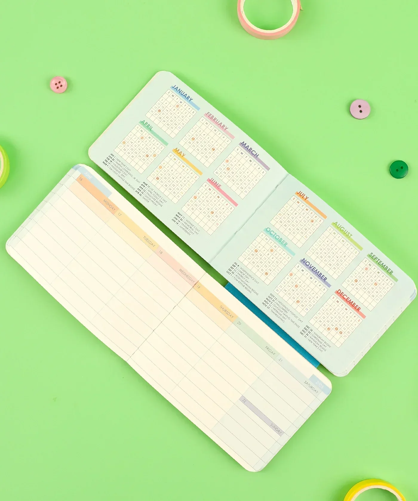2-IN-1 2025 Monthly & Weekly Planner - Image 6