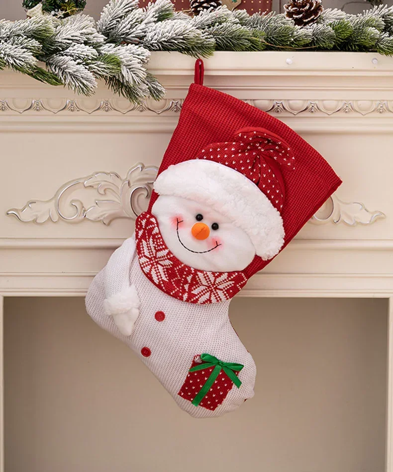 2 Pcs Large Size Christmas Stockings For Gift - Image 6
