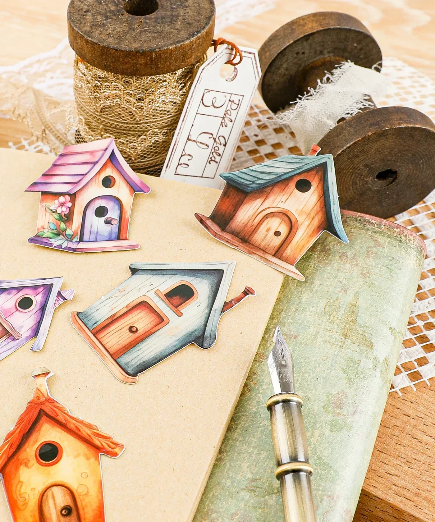 20 Pcs Grabie Exclusive Fairybird House Sticker Set - Image 4
