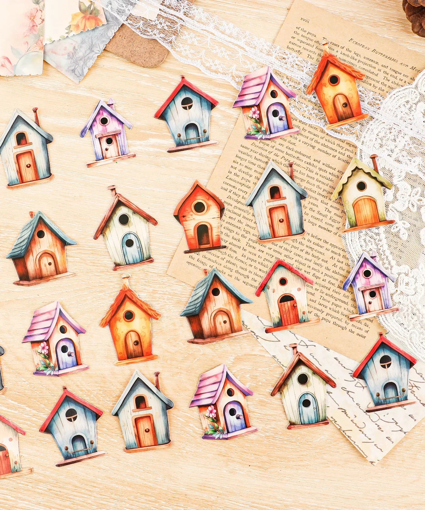 20 Pcs Grabie Exclusive Fairybird House Sticker Set - Image 7