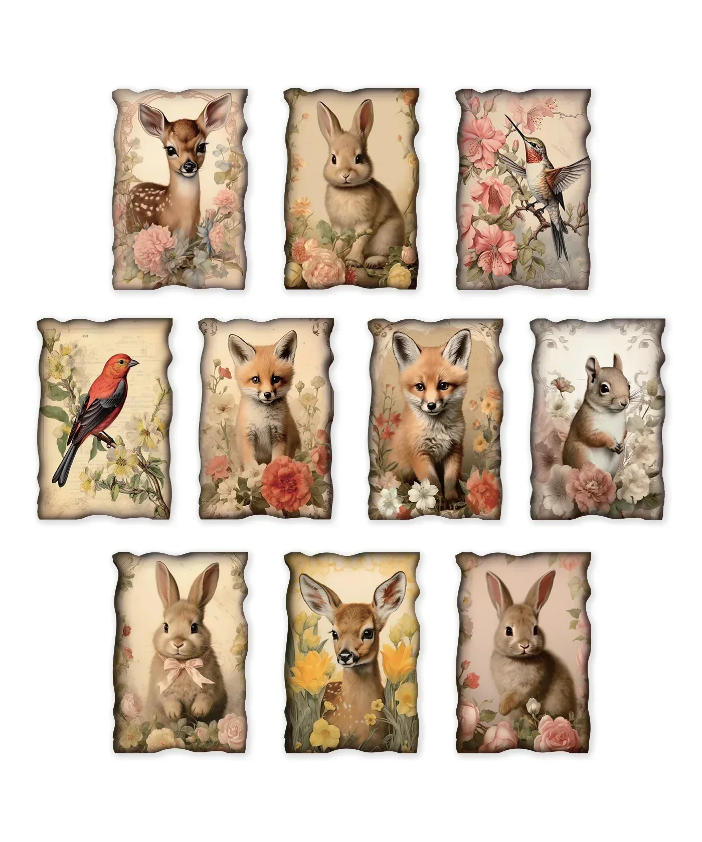 20 Sheets Grabie Exclusive Silent Woodland Paper Set - Image 8