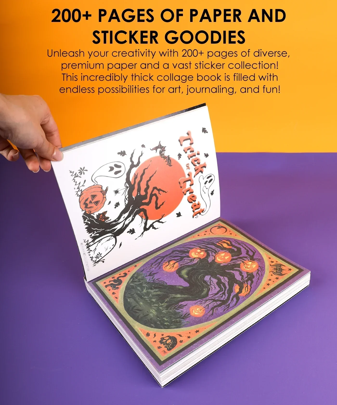 200+ Pages Halloween Party Night Collage Activity Book - Image 4