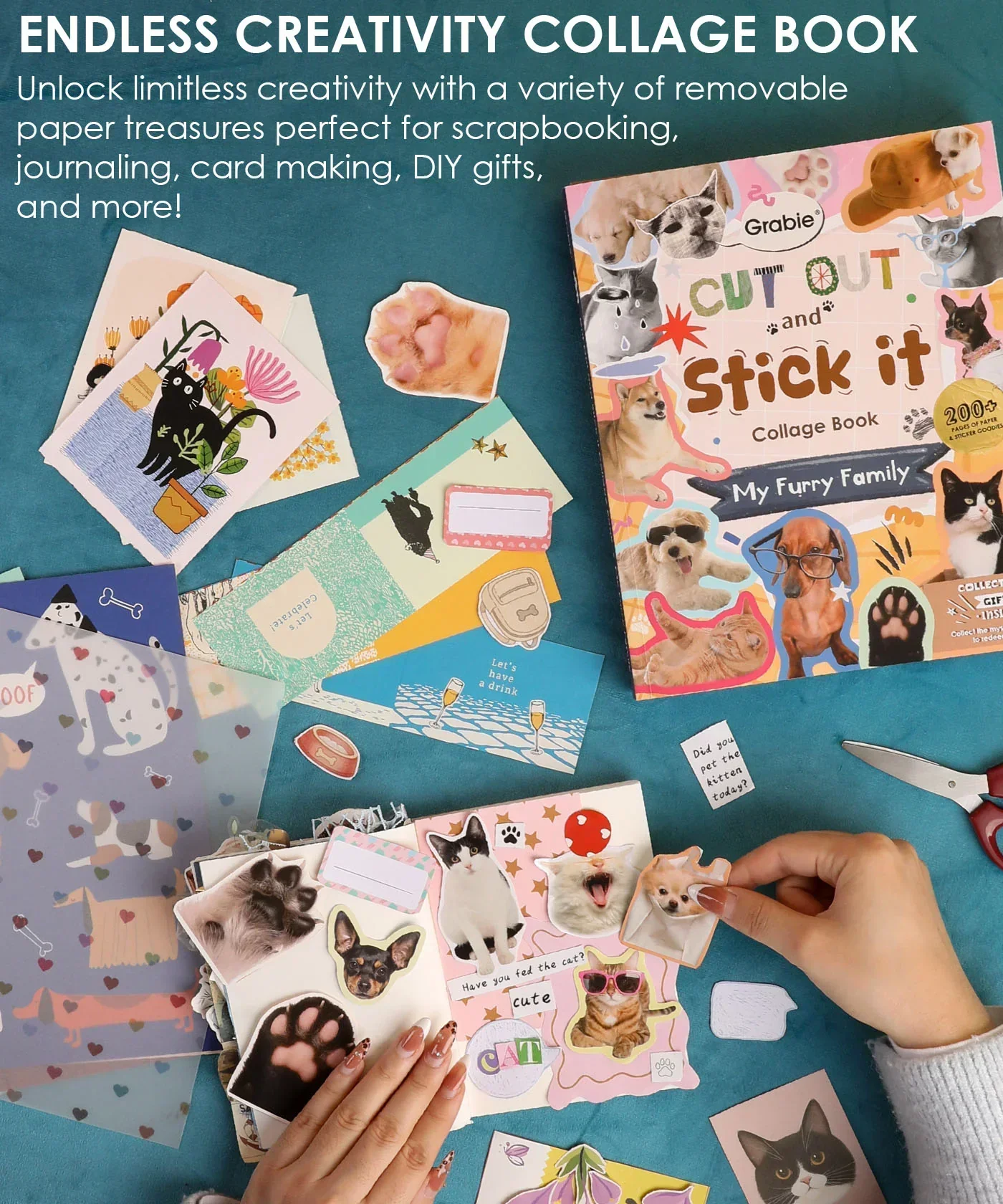 200+ Pages My Furry Family Collage Activity Book - Image 3