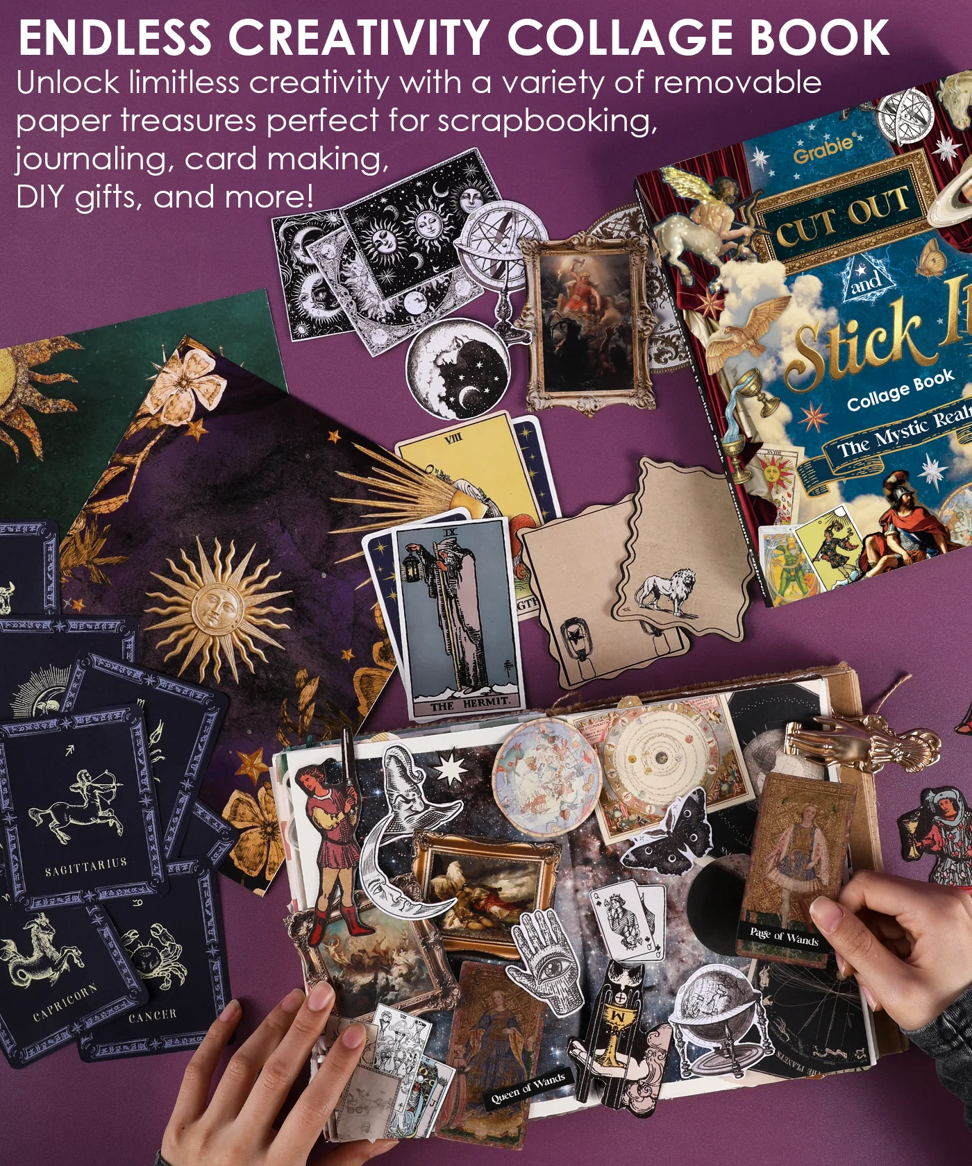 200+ Pages The Mystic Realm Collage Activity Book - Image 4