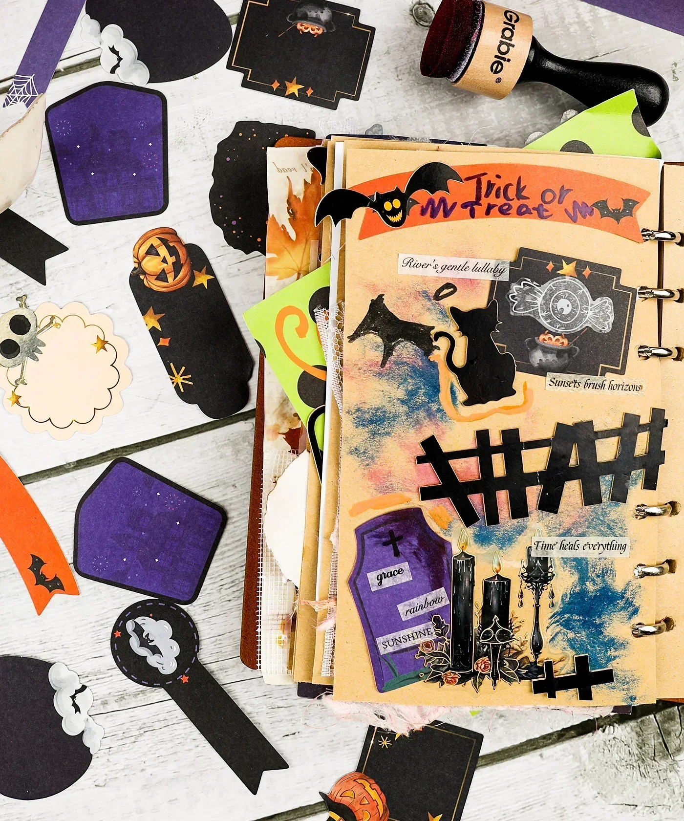 22 Pcs Grabie Exclusive Happy Haunting Sticker Set - Image 6