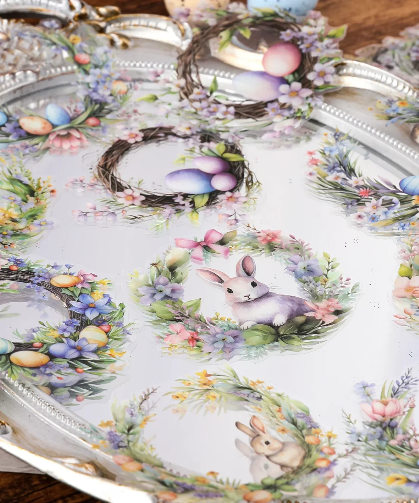 24 Pcs Grabie Exclusive Bunnies and Blooms Sticker Set - Image 5