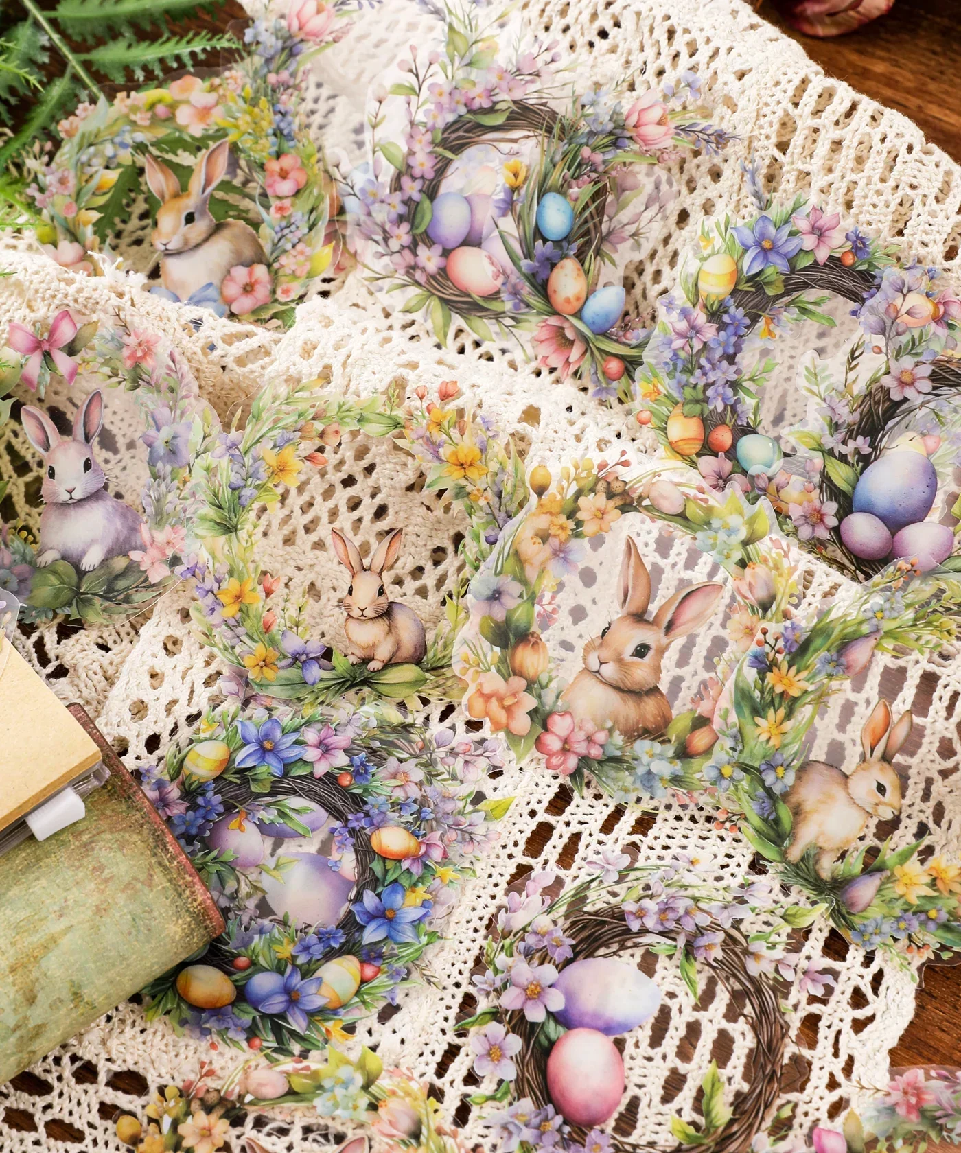 24 Pcs Grabie Exclusive Bunnies and Blooms Sticker Set - Image 7