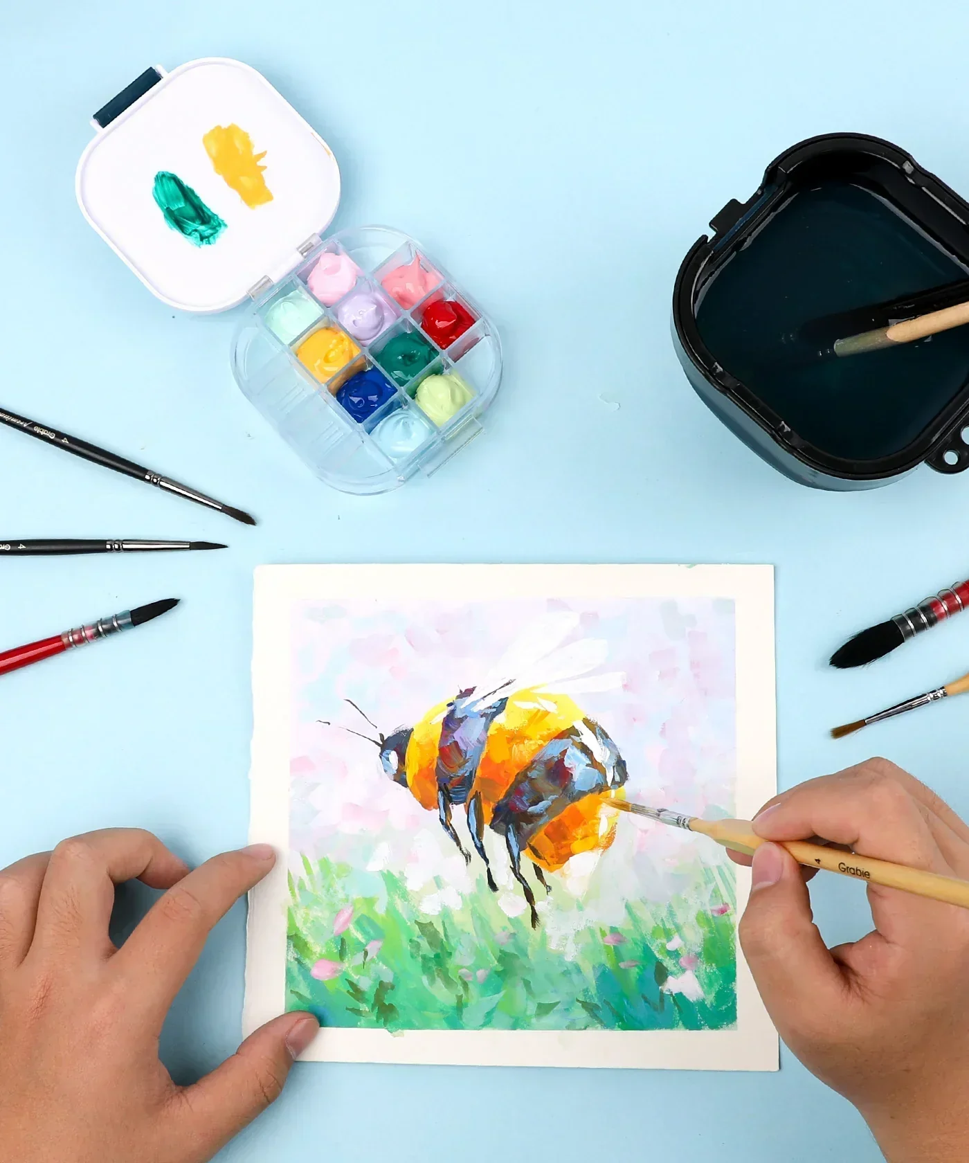 3-in-1 Paint Brush Cleaner Bucket - Image 5