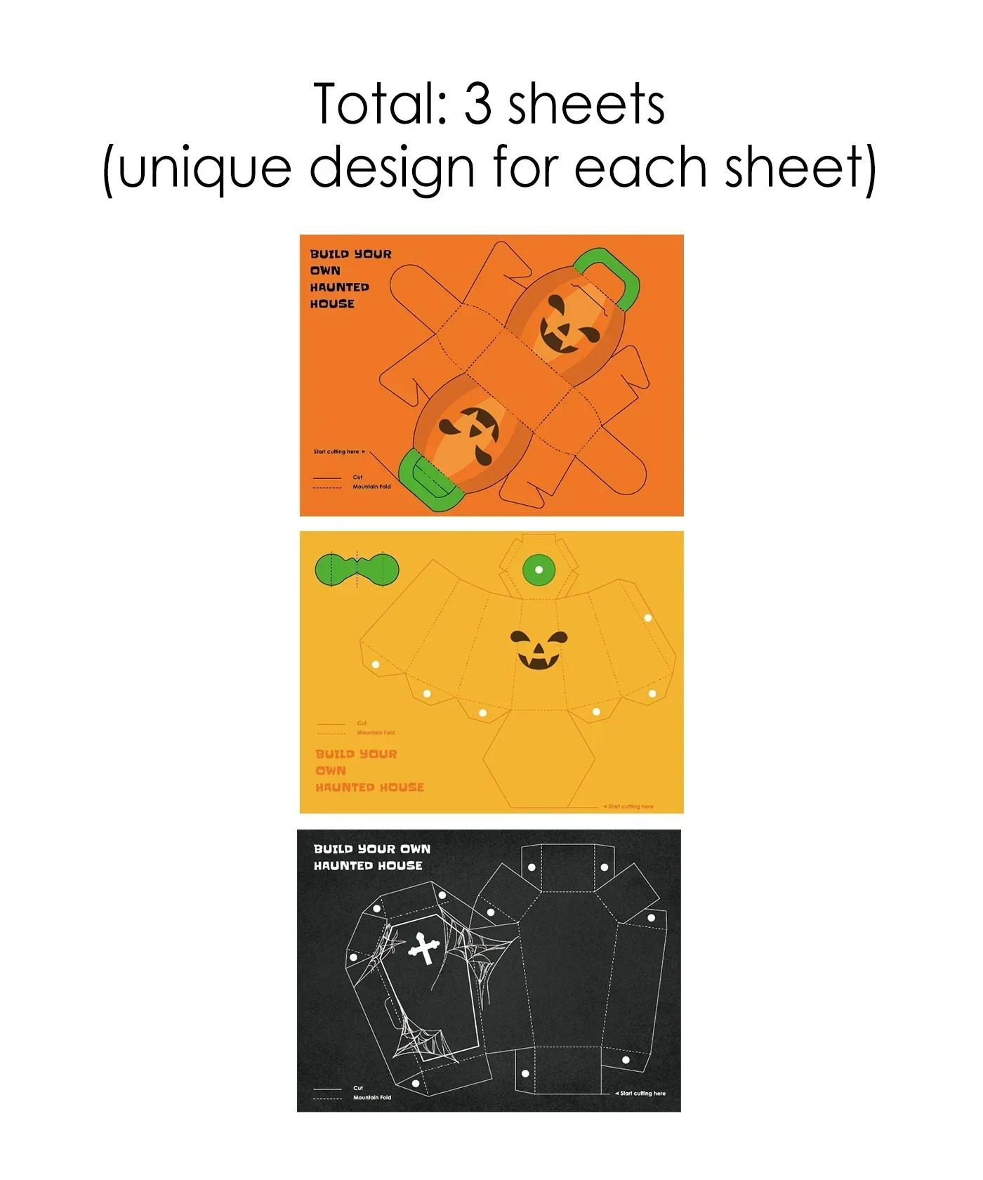 3 Sheets Grabie Exclusive Halloween DIY Kit - Image 8