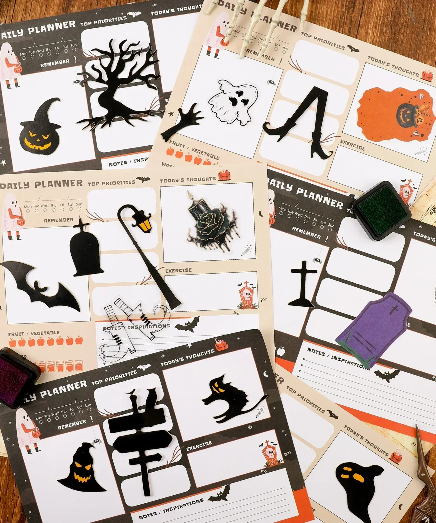 30 sheets Halloween Exclusive Daily Planner - Image 4