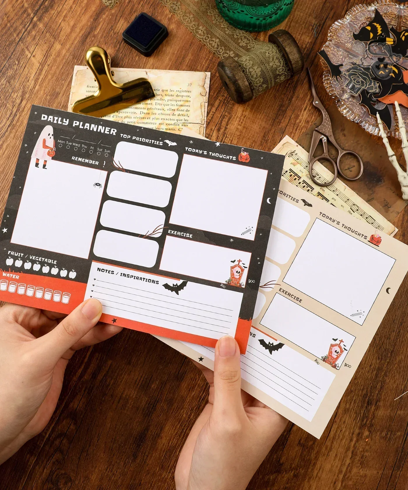30 sheets Halloween Exclusive Daily Planner - Image 7