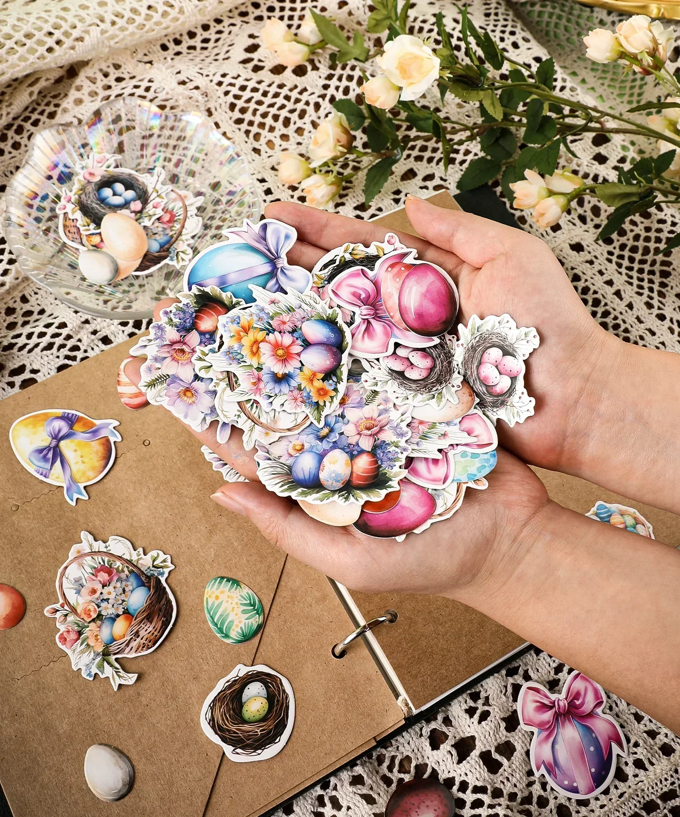 52 Pcs Grabie Exclusive Hoppy Easter Sticker Set - Image 5