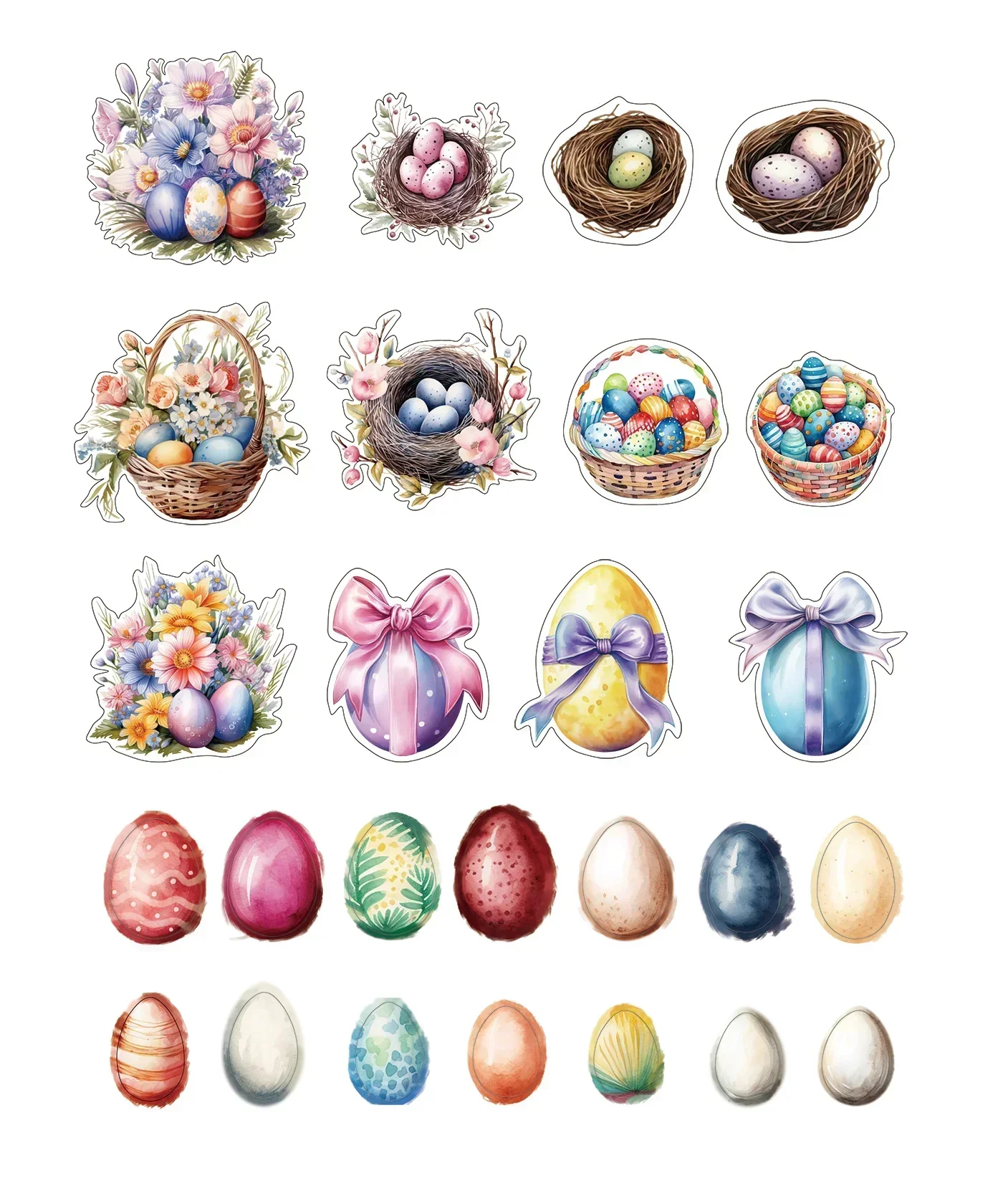 52 Pcs Grabie Exclusive Hoppy Easter Sticker Set - Image 9