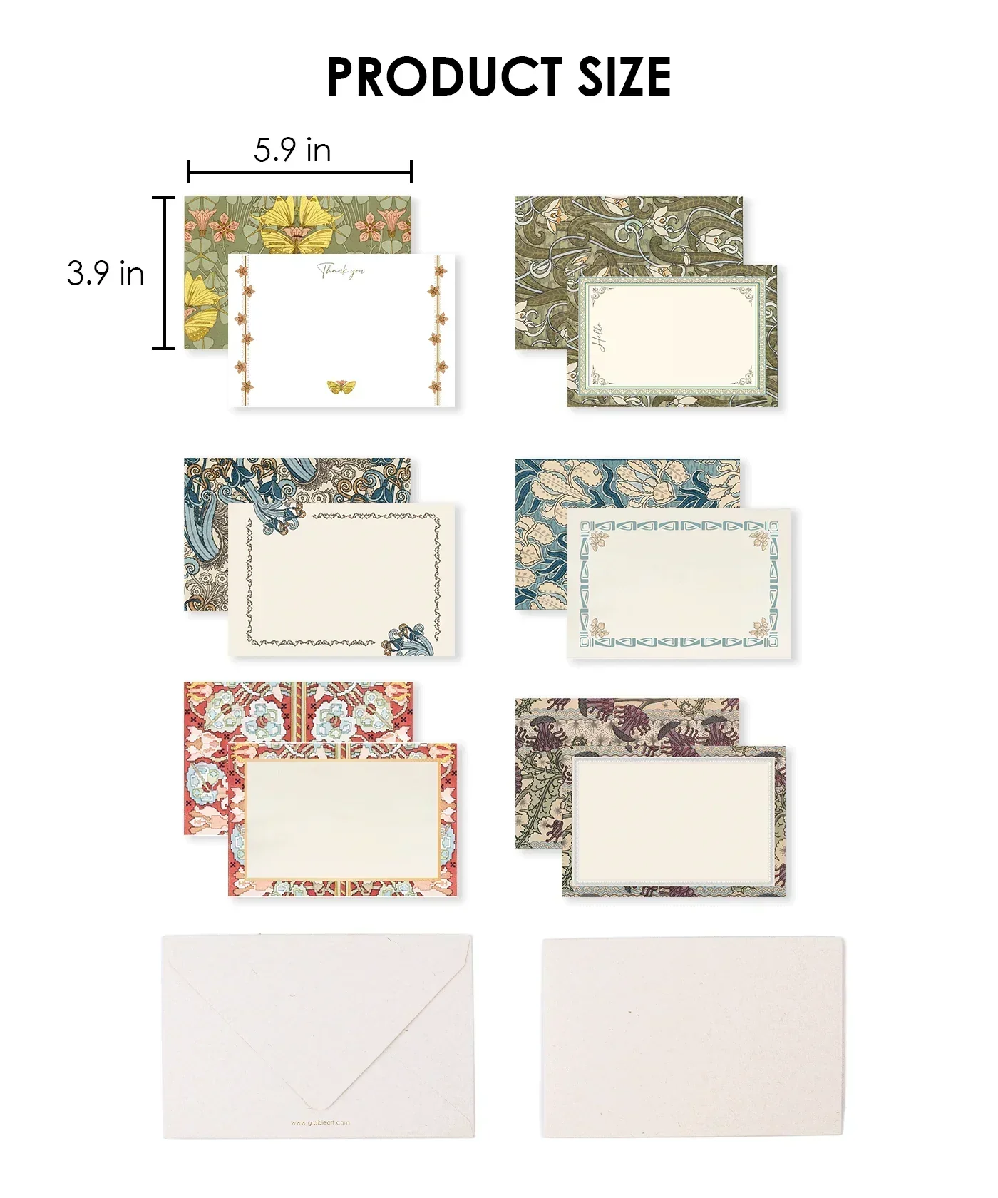 6 Pack Postcards With 6 Matching Envelopes - Image 6