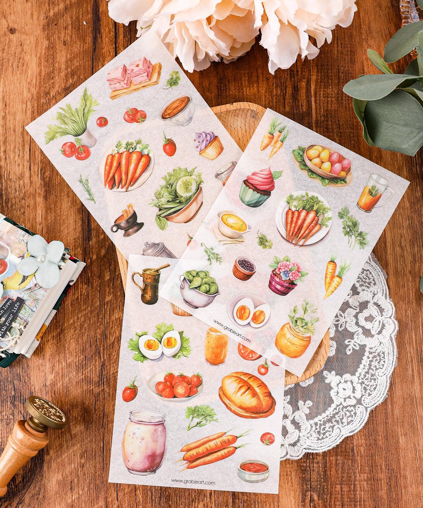 6 Sheets Grabie Exclusive Farmer's Market Sticker Set - Image 6