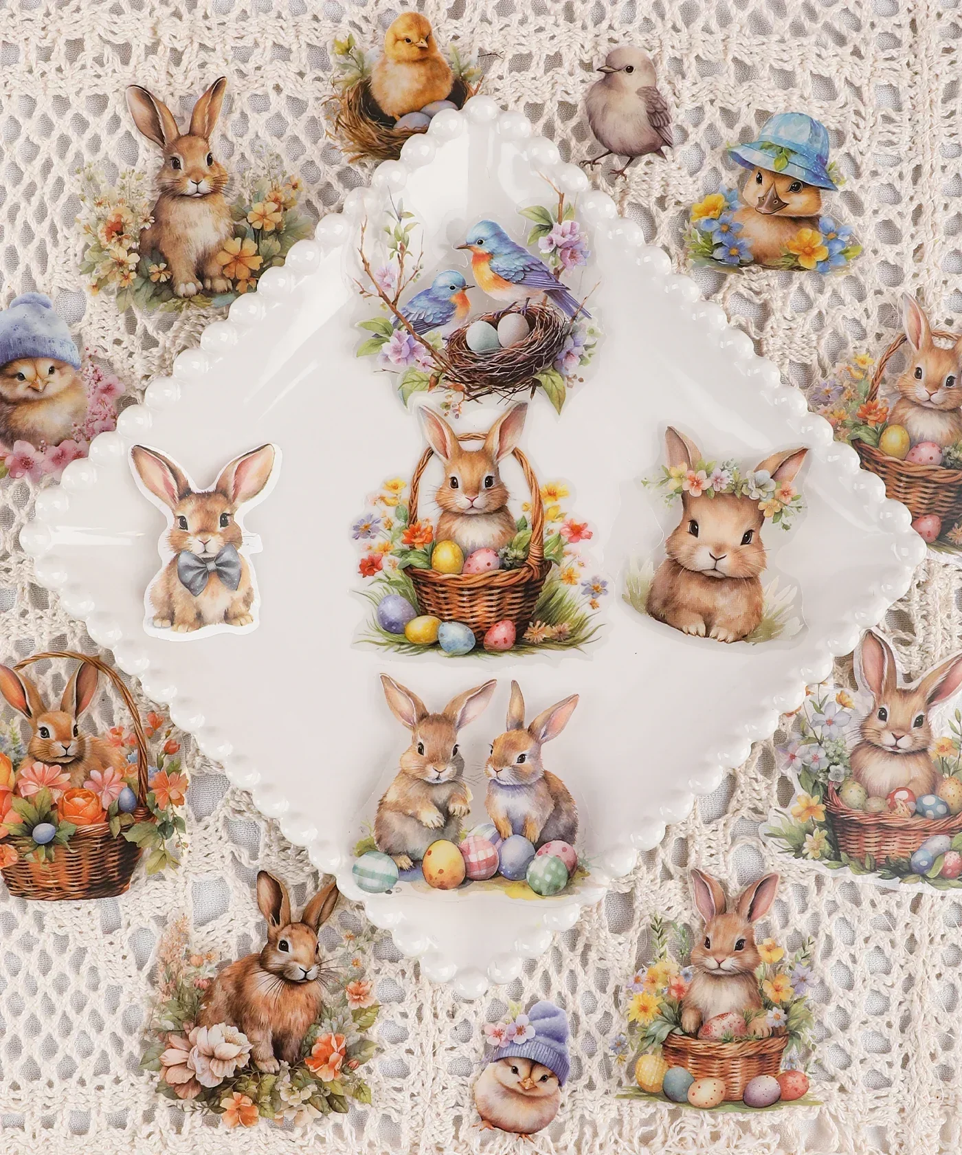 60 Pcs Grabie Exclusive The Magic Of Easter Sticker Set - Image 6