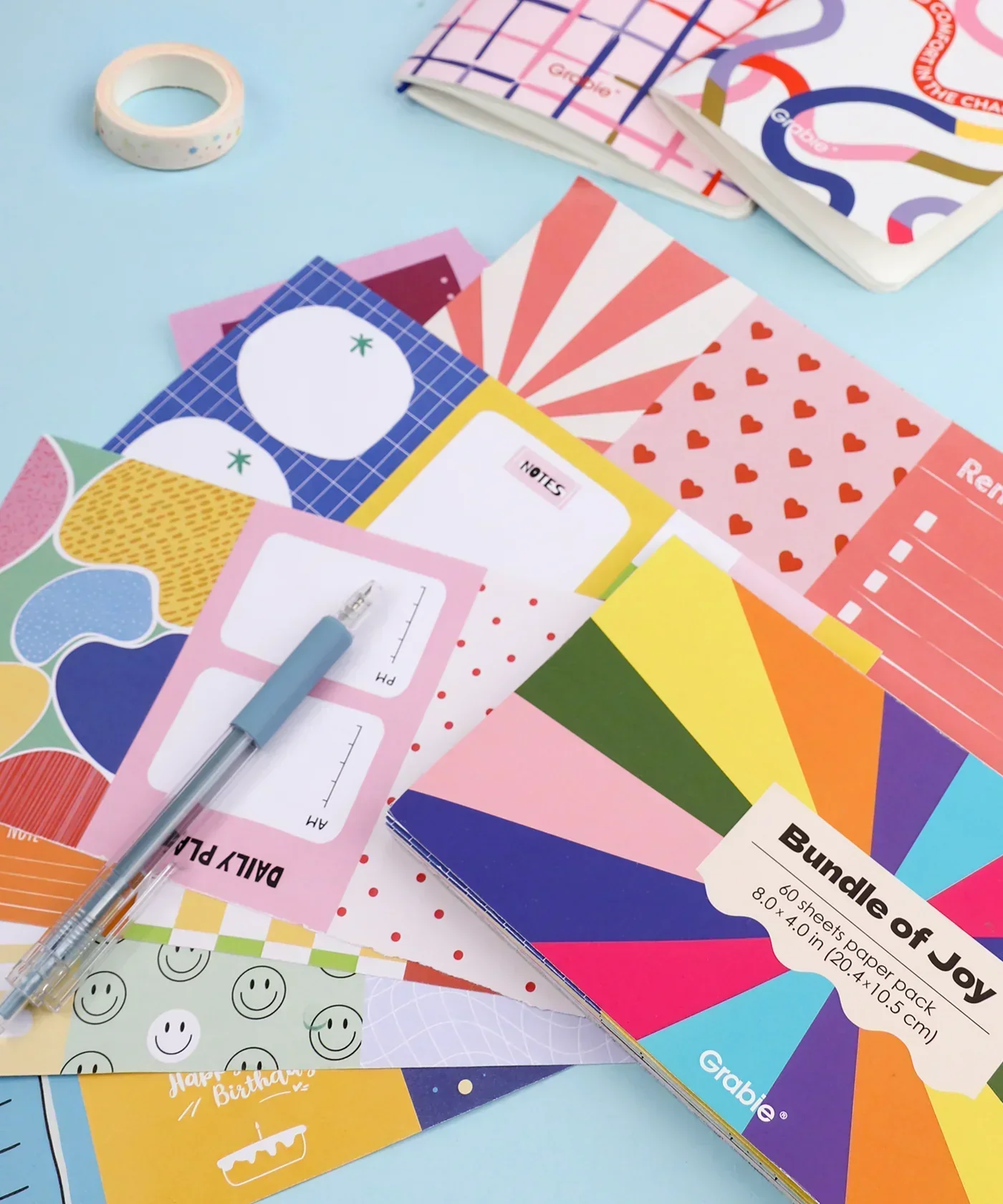 60 Sheets Grabie Exclusive Bundle Of Joy Desktop Notepad Jotter - Image 4