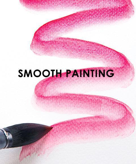 Professional Synthetic Quill Paint Brush Set Of 9 - Image 5