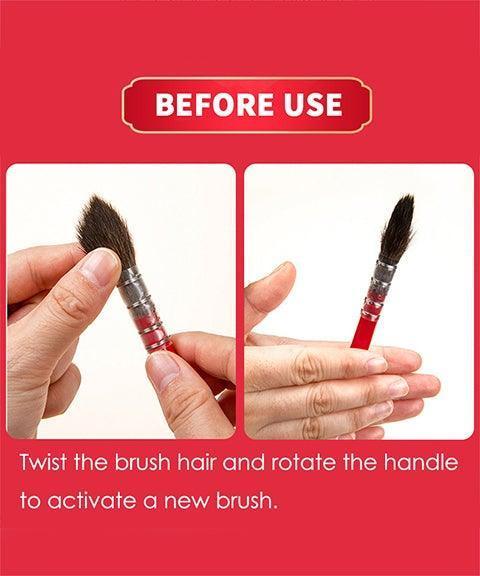 Professional Synthetic Quill Paint Brush Set Of 9 - Image 6