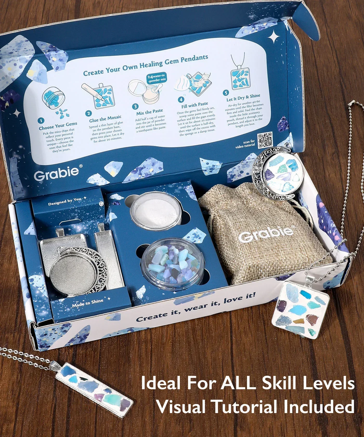Create Your Own Healing Gem Pendant Kit - Image 16
