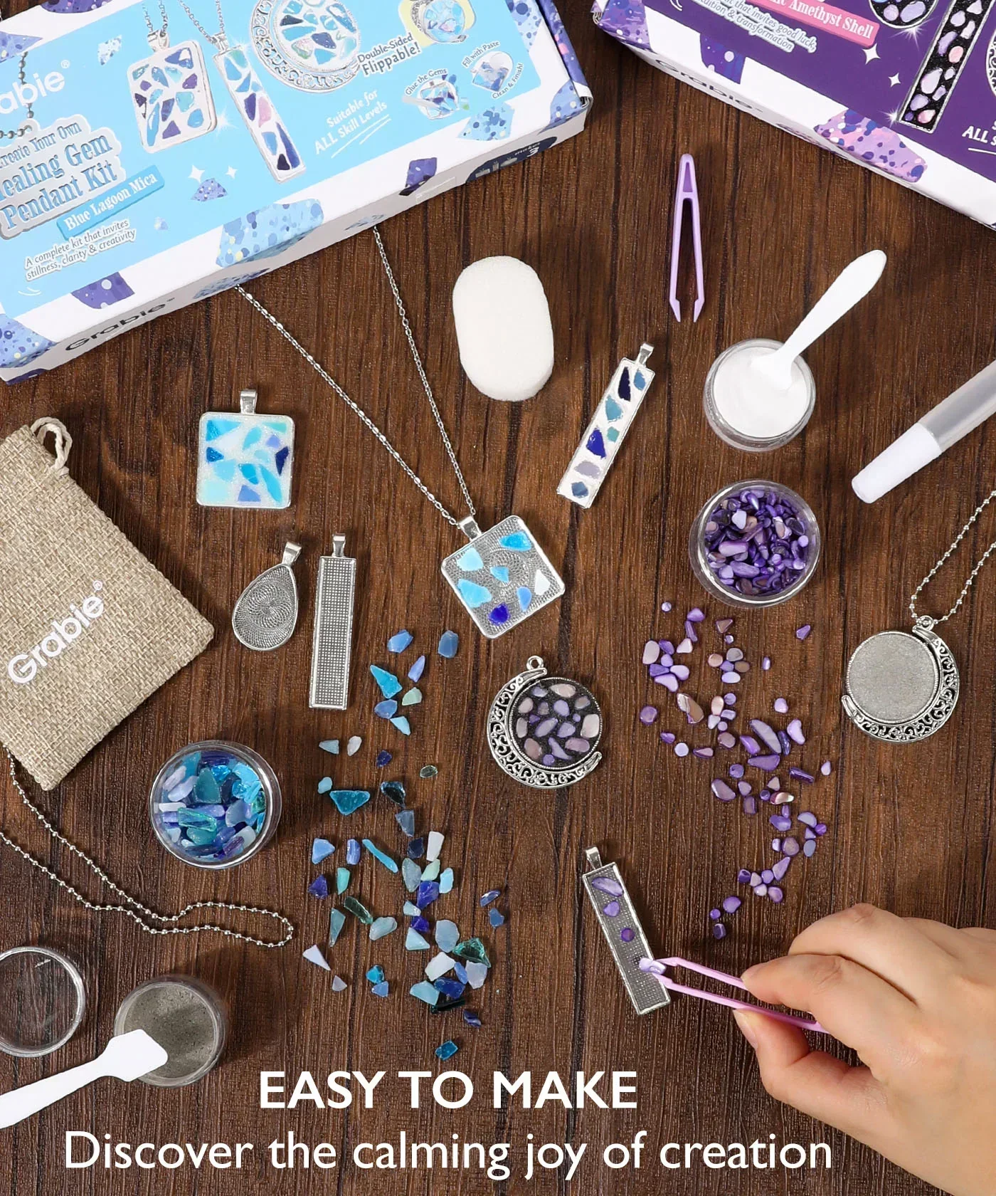 Create Your Own Healing Gem Pendant Kit - Image 20
