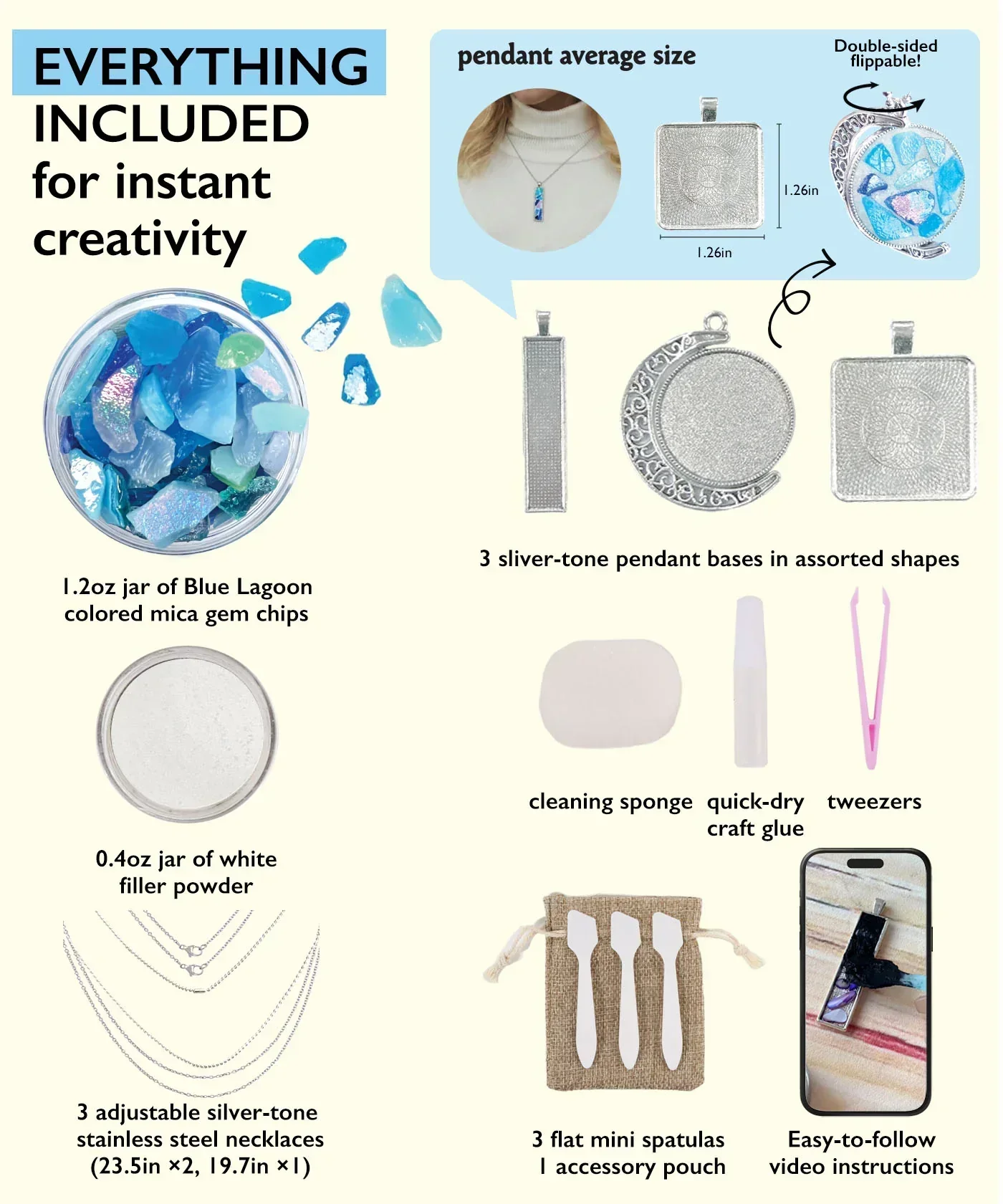 Create Your Own Healing Gem Pendant Kit - Image 5