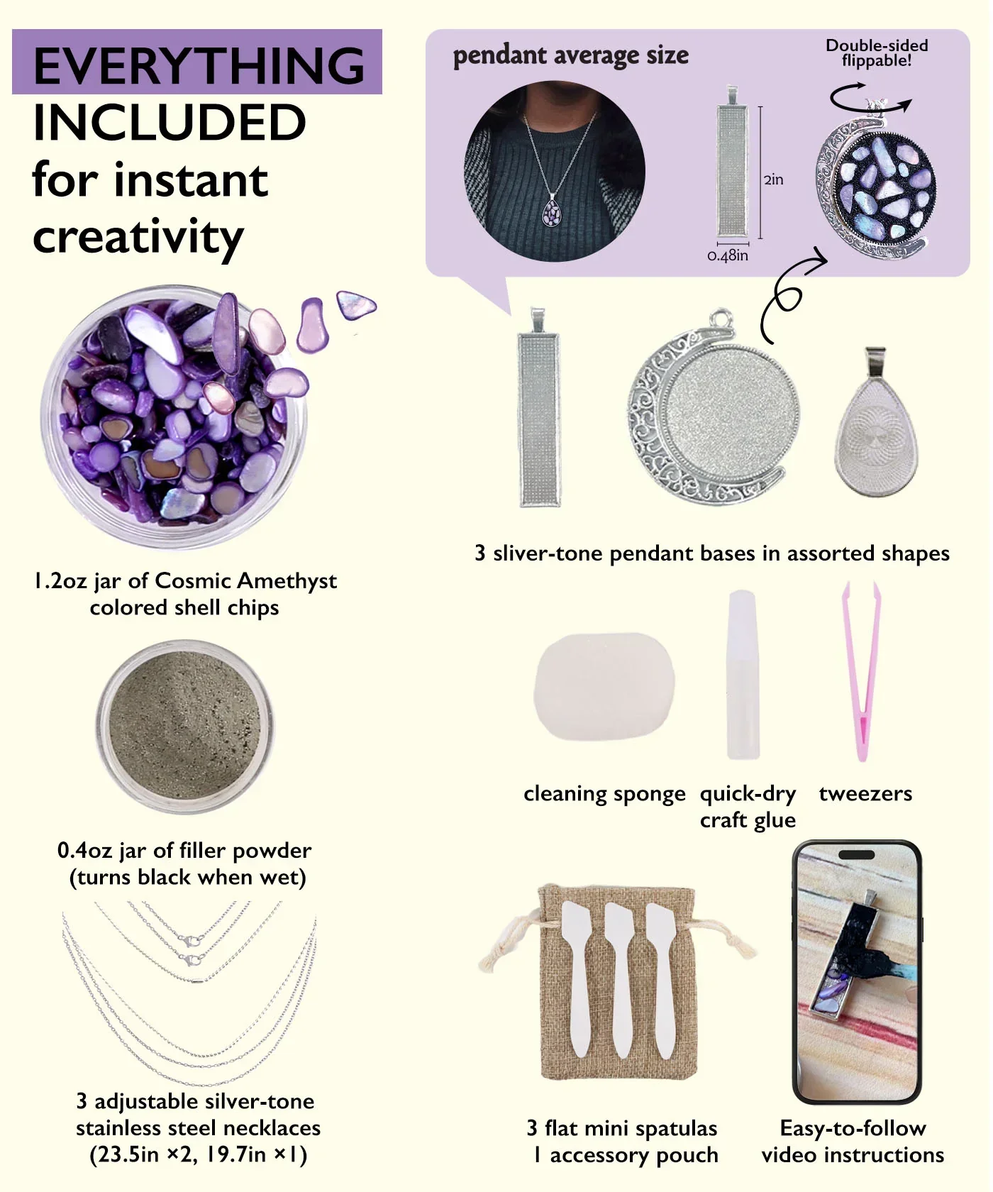 Create Your Own Healing Gem Pendant Kit - Image 9