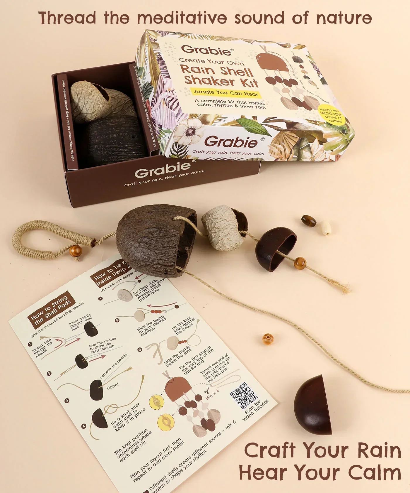 Create Your Own Rain Shell Shaker Kit - Image 14