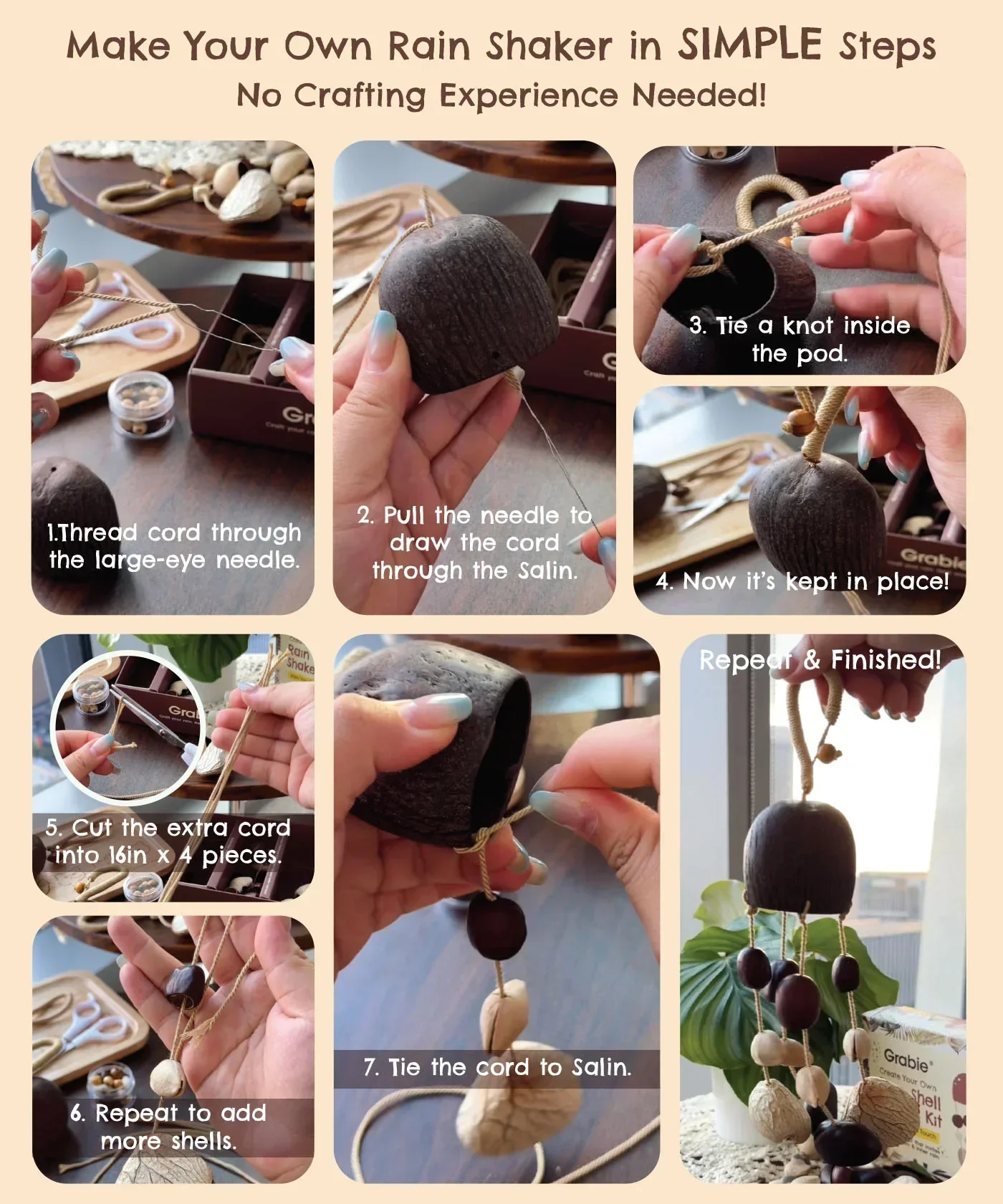 Create Your Own Rain Shell Shaker Kit - Image 16