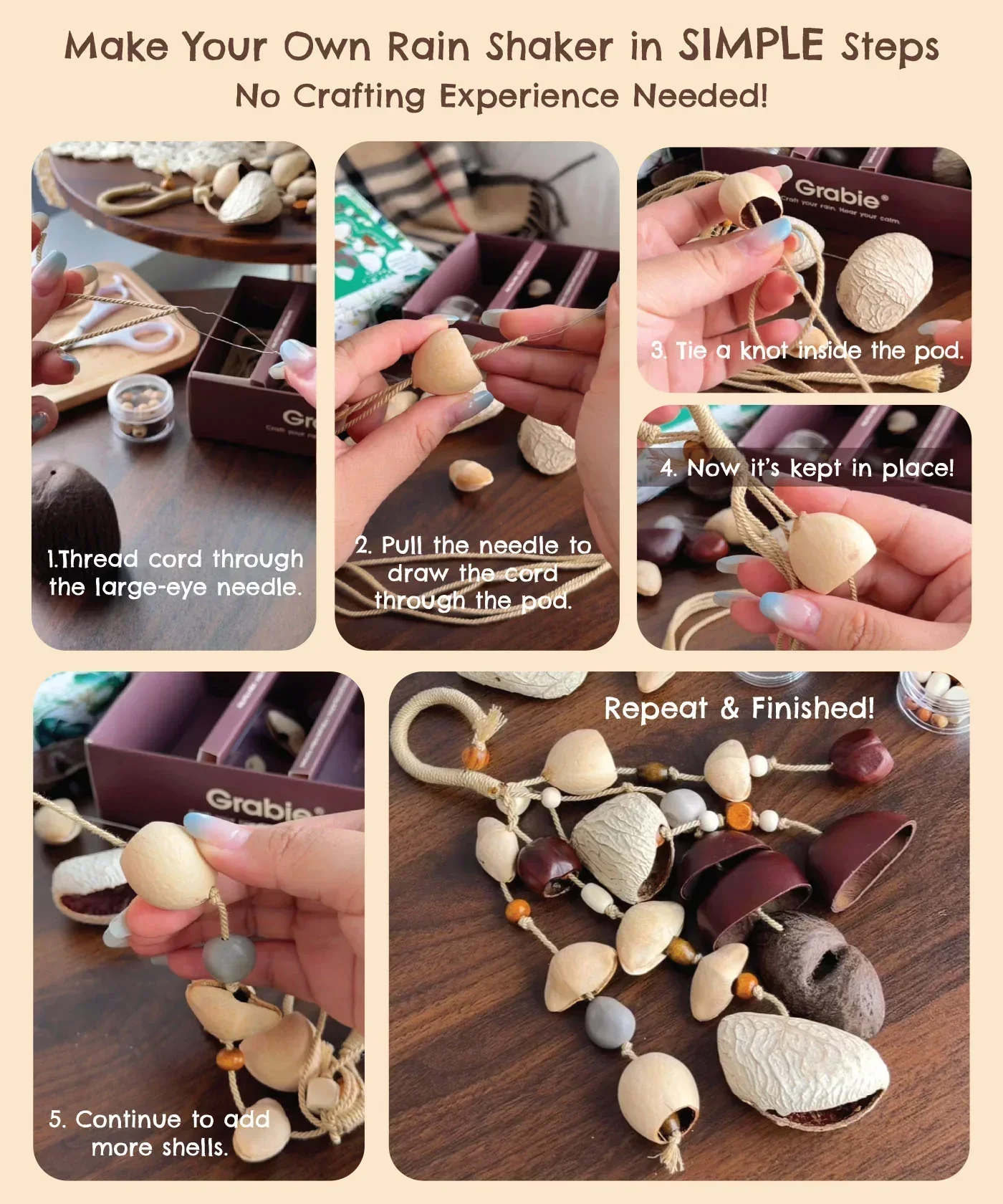 Create Your Own Rain Shell Shaker Kit - Image 26