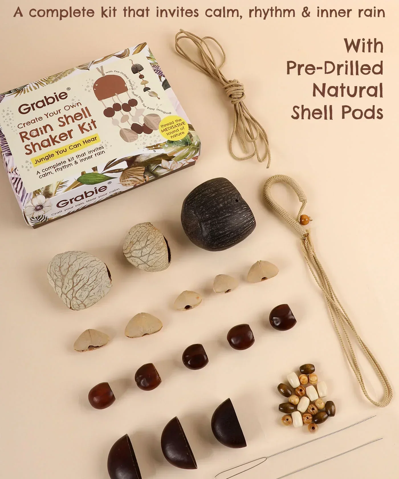 Create Your Own Rain Shell Shaker Kit - Image 3