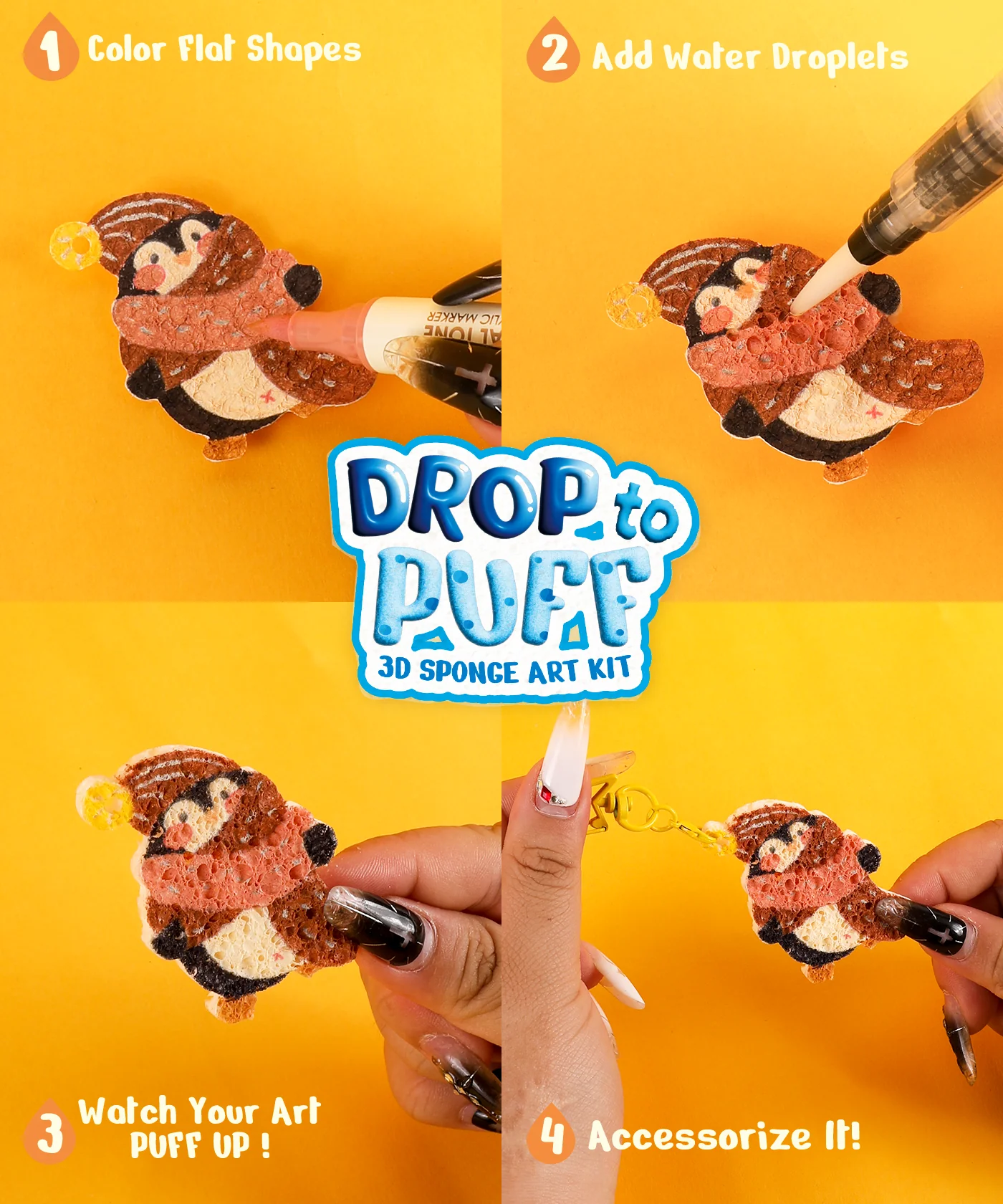 Drop to Puff 3D Sponge Art Kit - Image 23