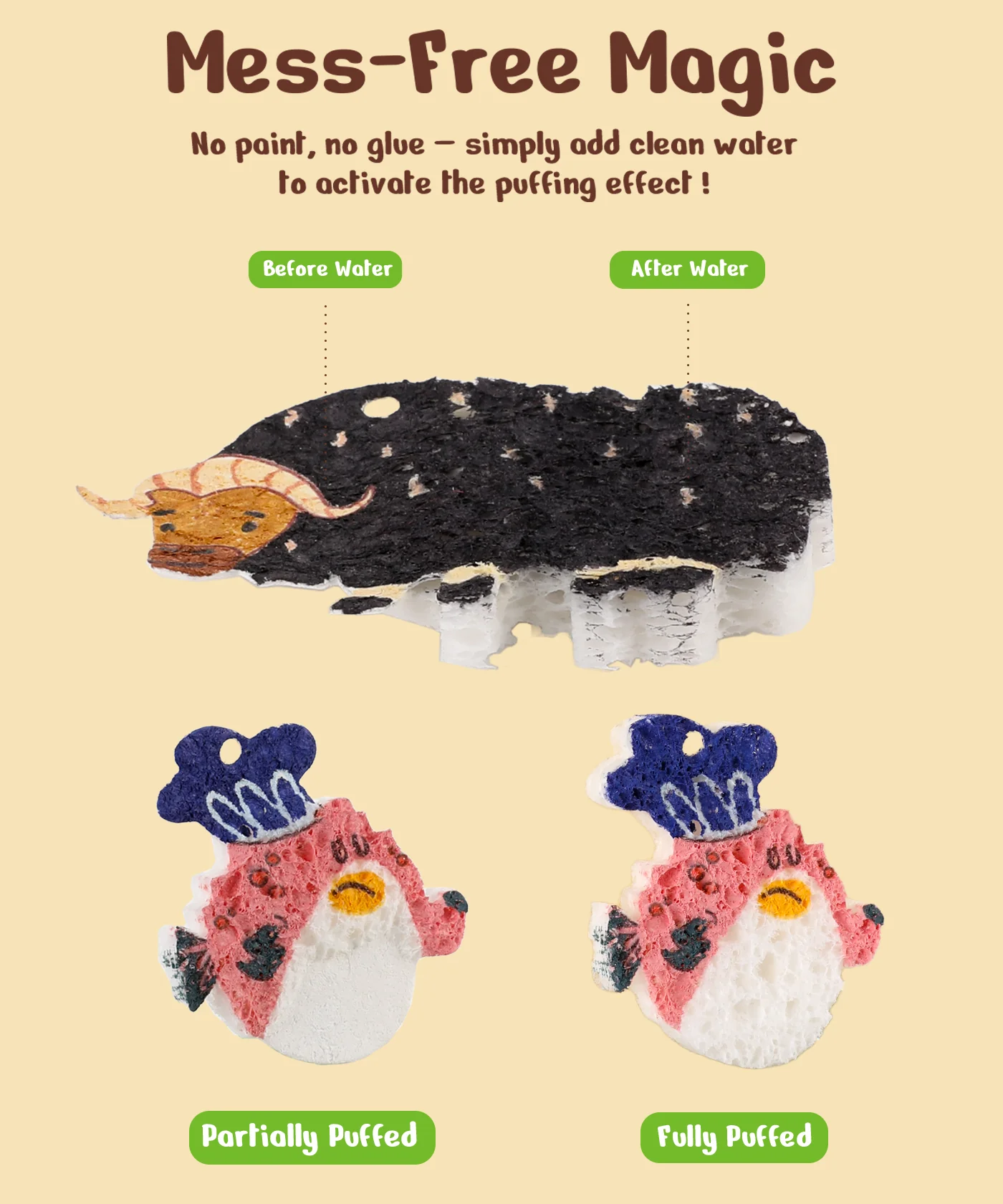 Drop to Puff 3D Sponge Art Kit - Image 24