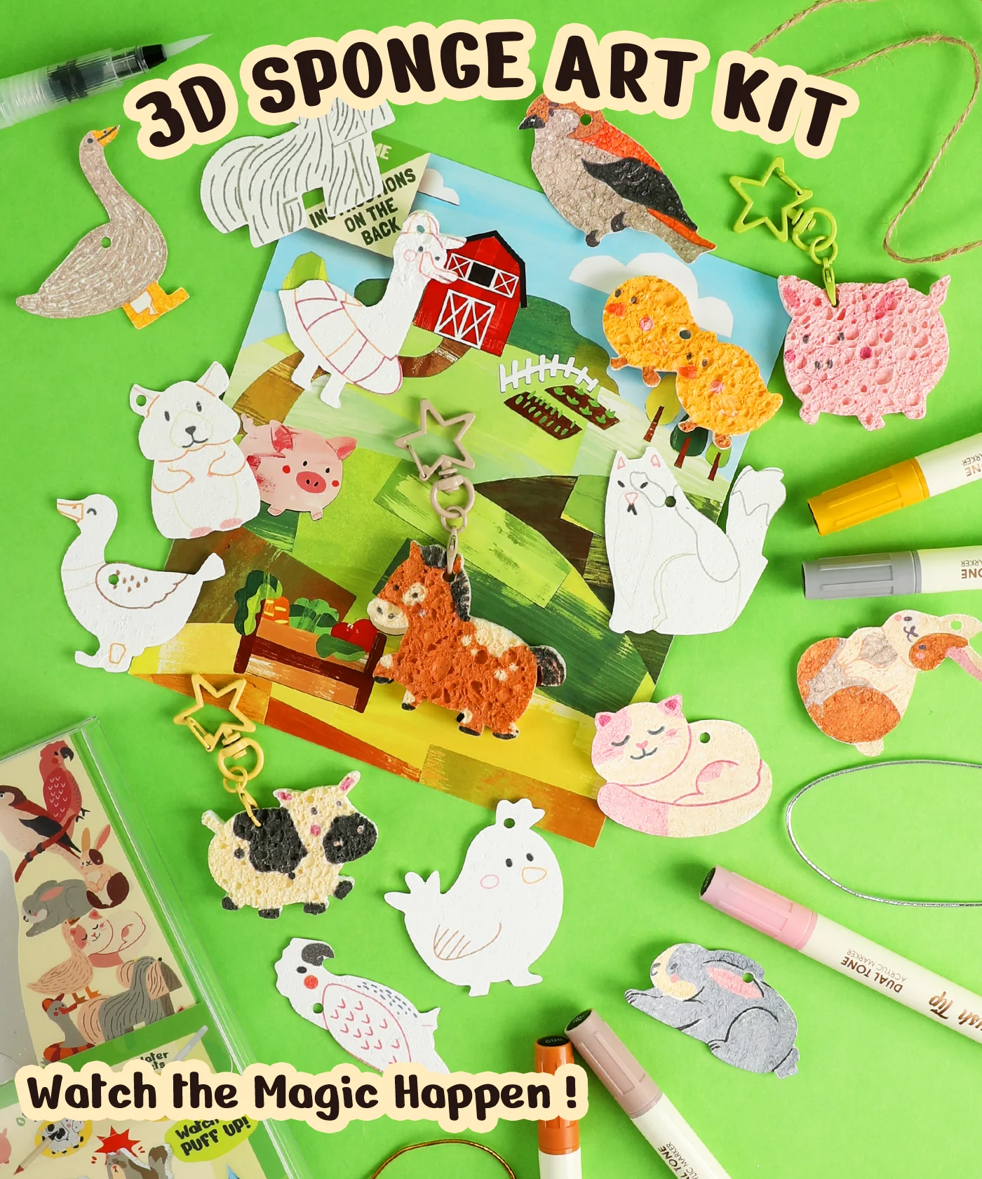 Drop to Puff 3D Sponge Art Kit - Image 3