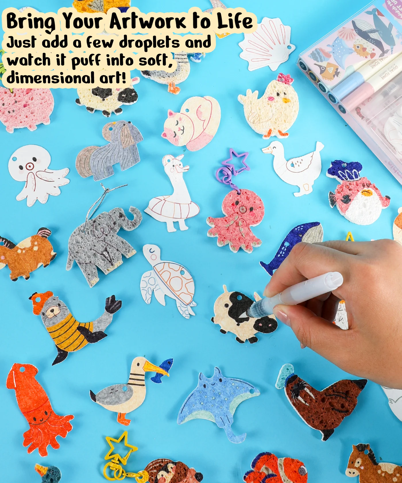 Drop to Puff 3D Sponge Art Kit - Image 35