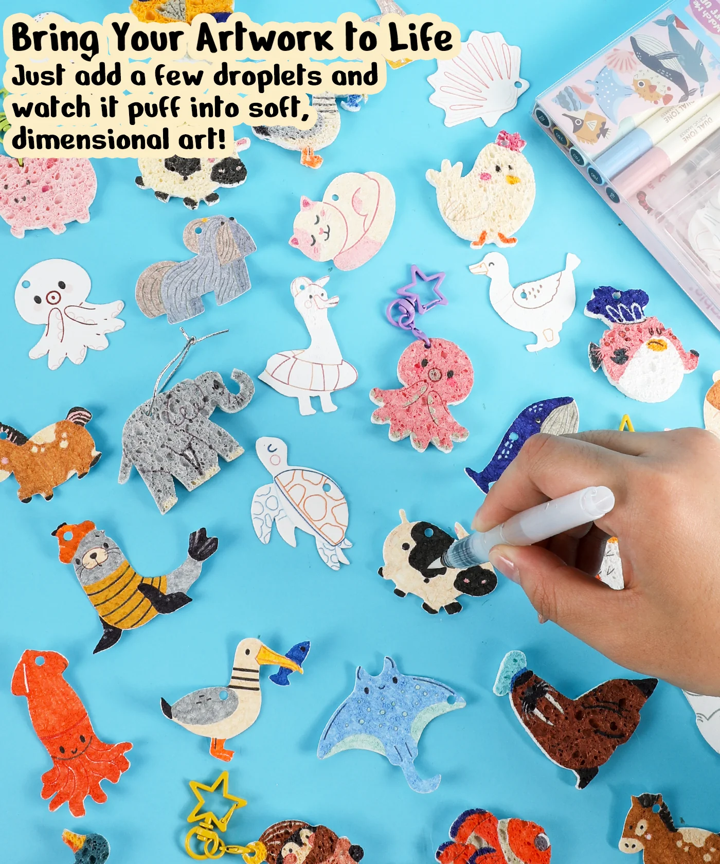 Drop to Puff 3D Sponge Art Kit - Image 7