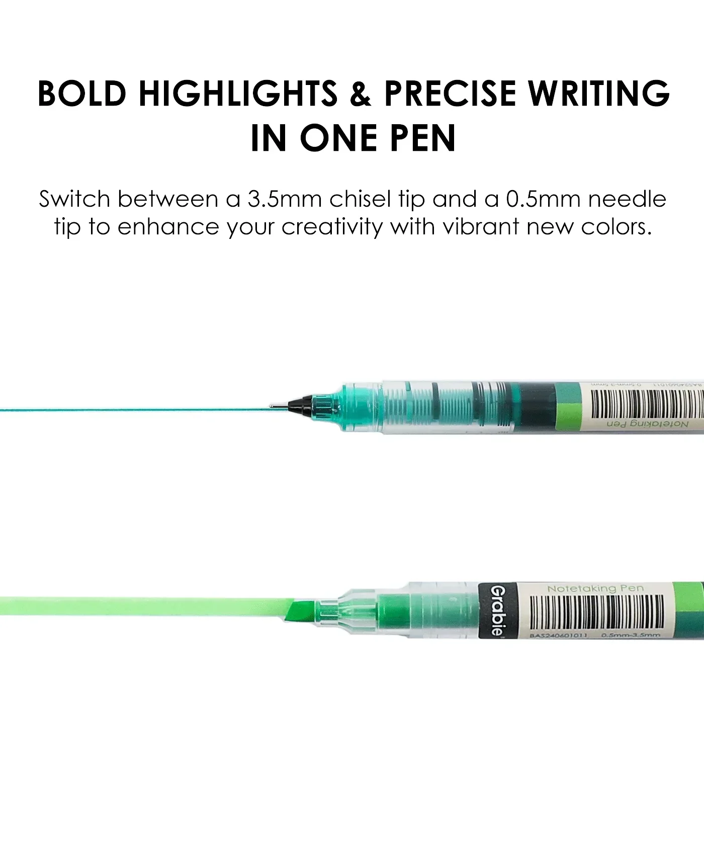 Dual-Tip Notetaking Pen Set Of 6 - Image 6