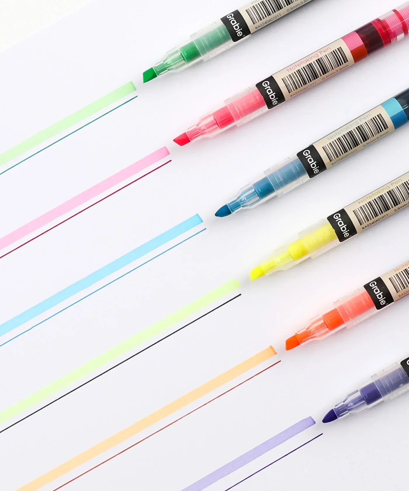 Dual-Tip Notetaking Pen Set Of 6 - Image 8