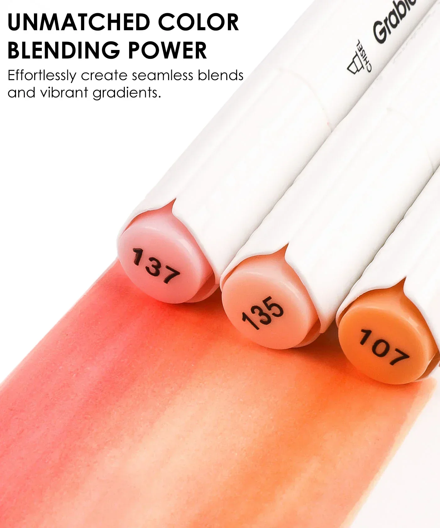 Dual-Tip Skin Tone Alcohol-Based Marker Set of 36 - Image 4