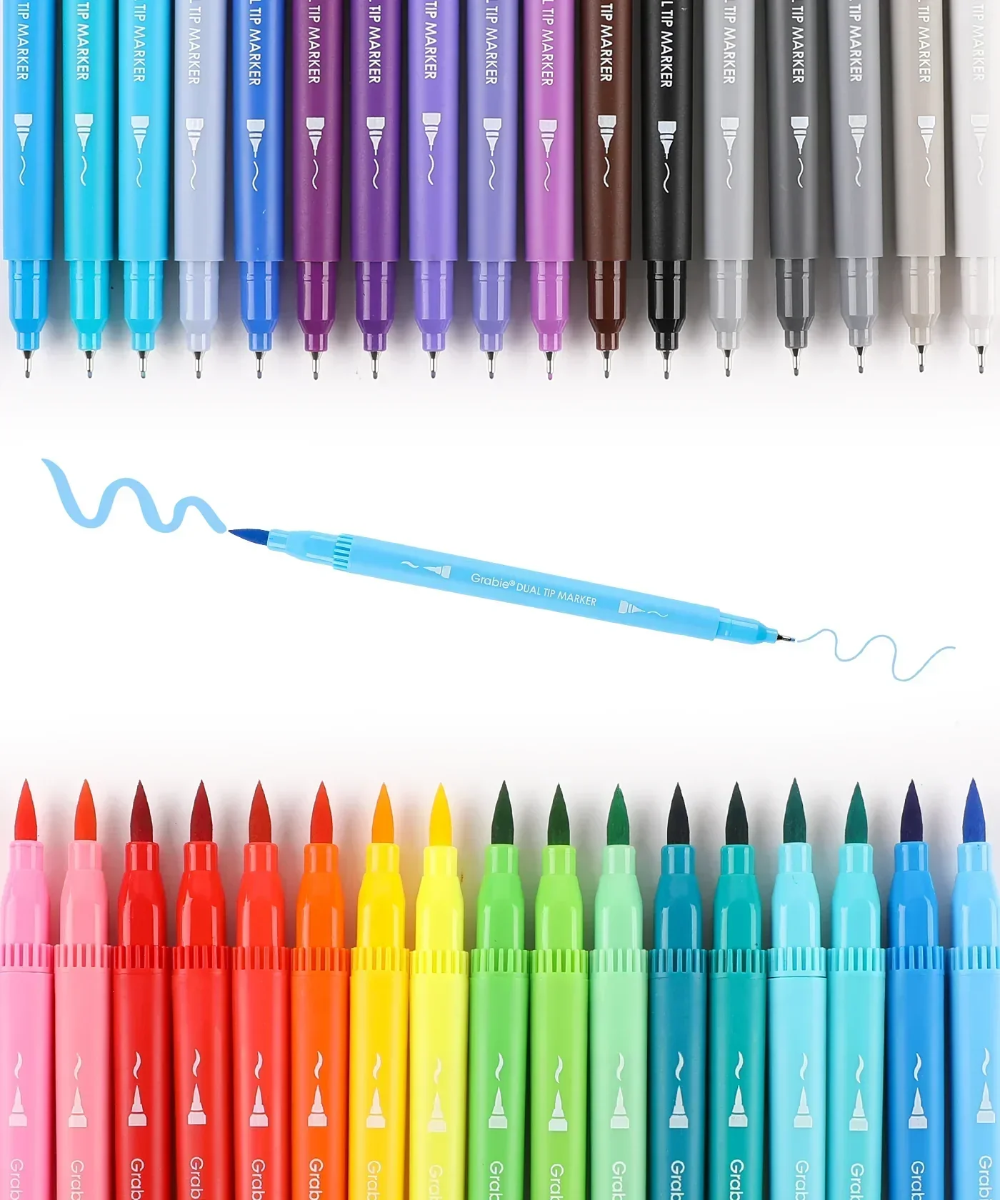 Dual Tip Water-Based Sketch Marker Set of 100 - Image 7