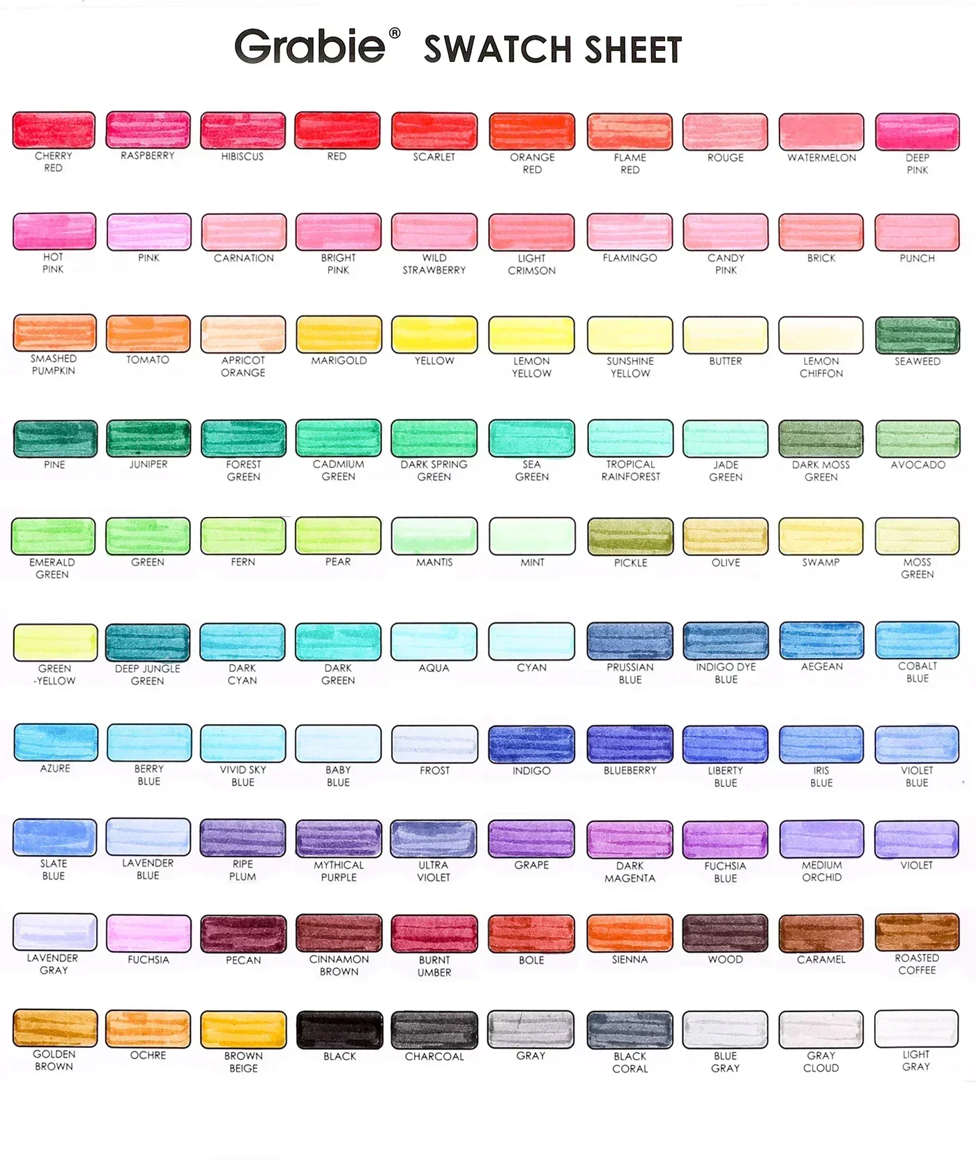 Dual Tip Water-Based Sketch Marker Set of 100 - Image 8