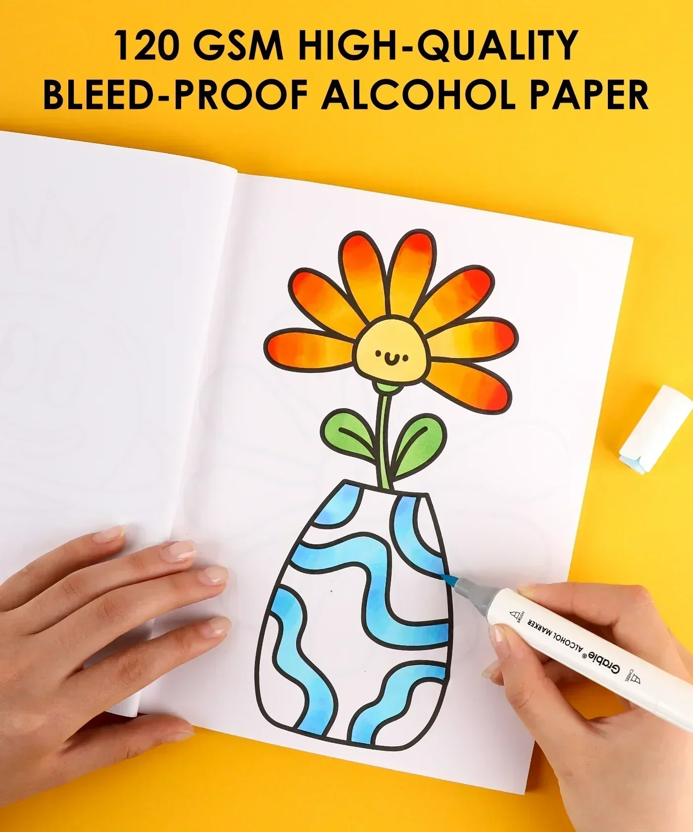 30 Sheets Feel Good with Color Easy Coloring Book - Image 4
