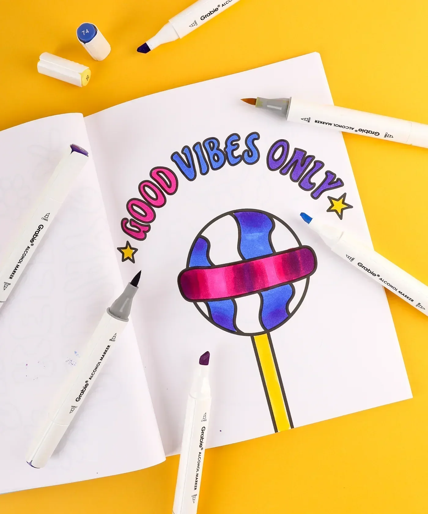 30 Sheets Feel Good with Color Easy Coloring Book - Image 6