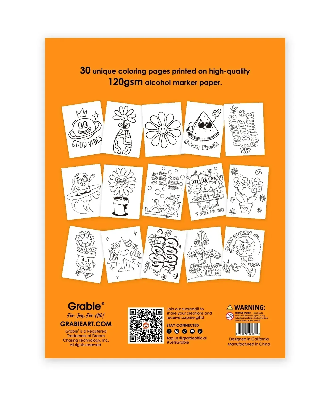 30 Sheets Feel Good with Color Easy Coloring Book - Image 3