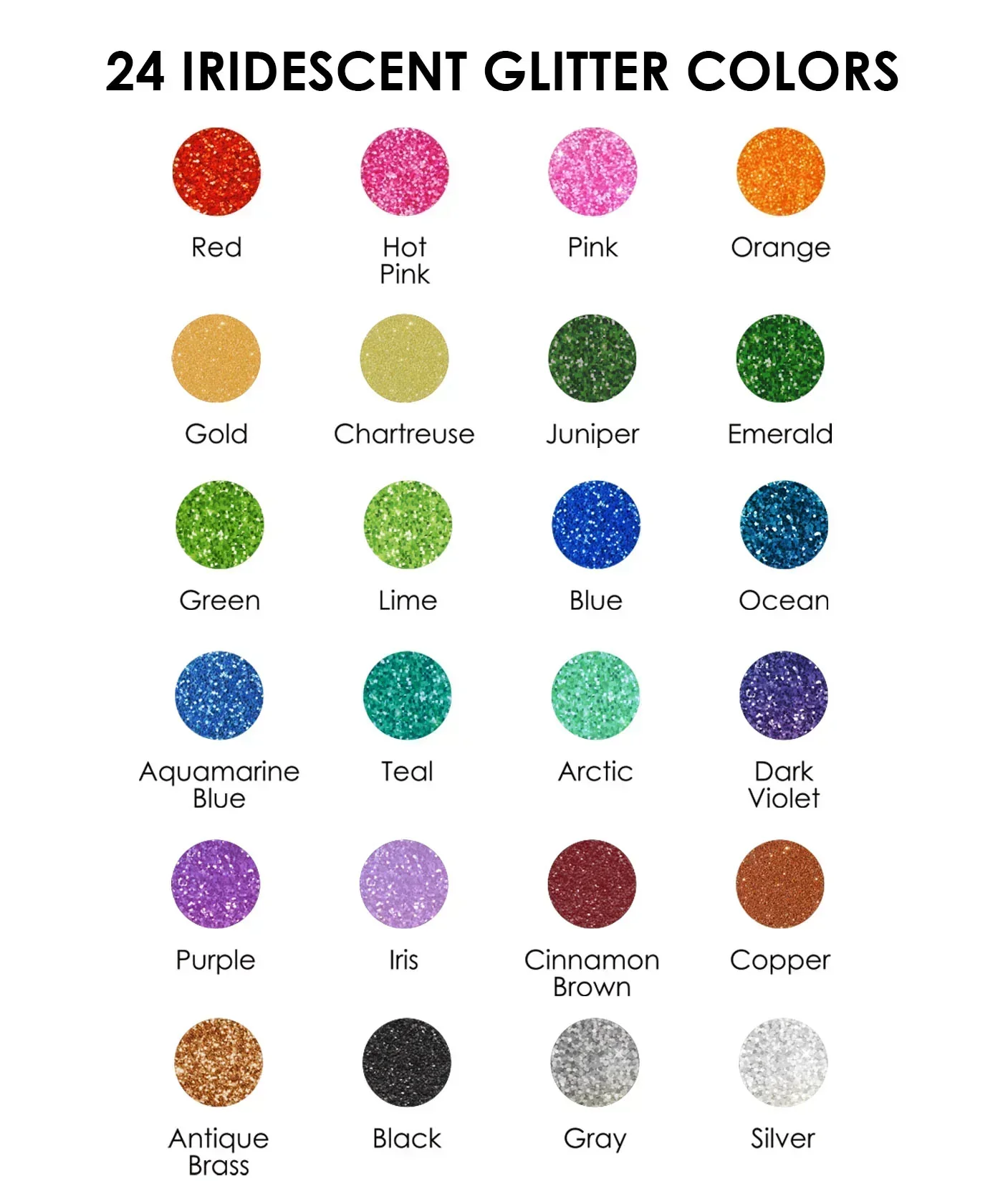 Iridescent Glitter Acrylic Paint Marker Set - Image 24