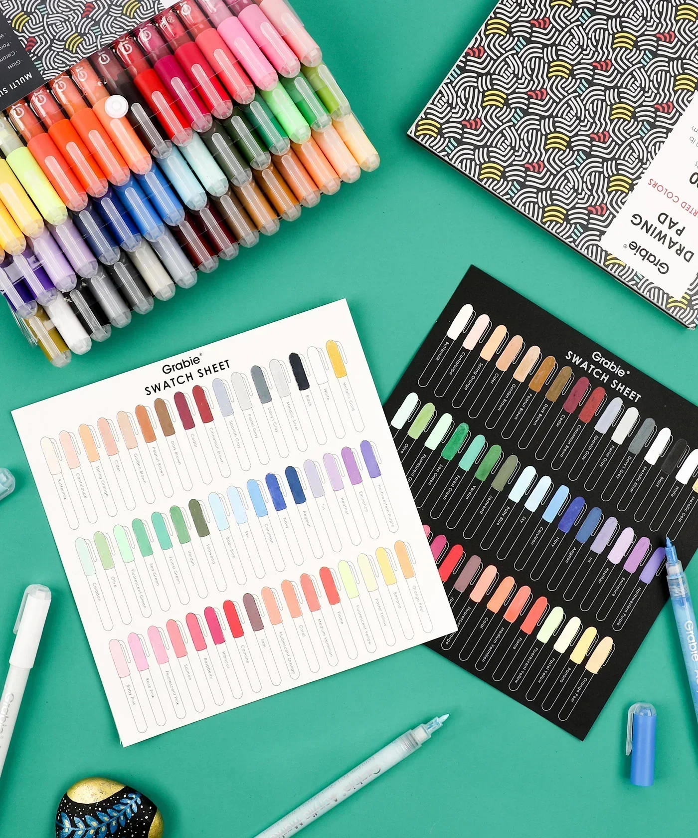 Extra Fine Tip Acrylic Paint Marker Set of 48 - Image 4