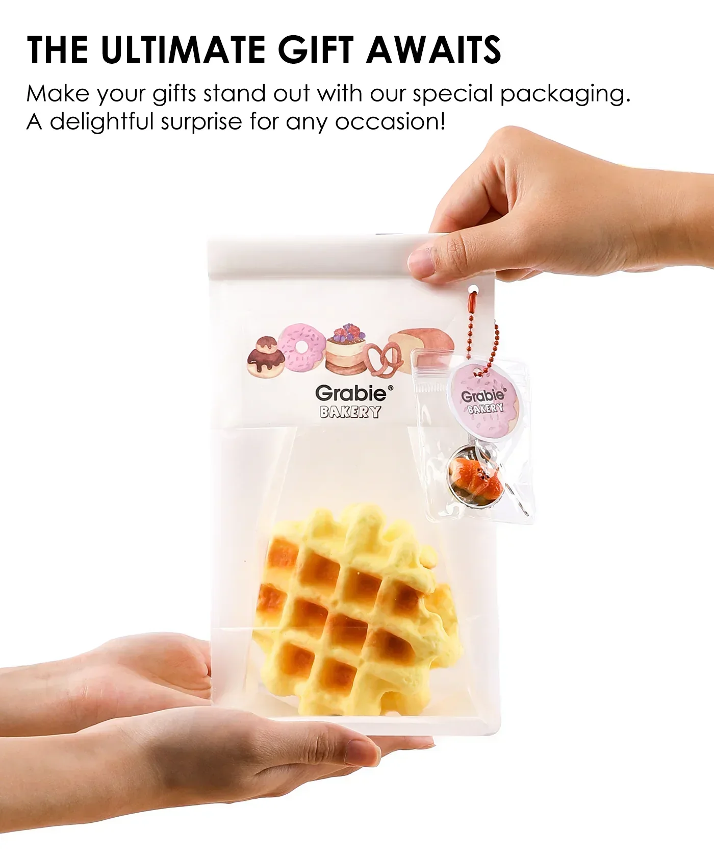 Feel-Good Stress Relief Foam Squishy - Waffle Sandwich - Image 5